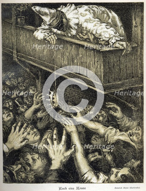 'Auch eine krone' ('Also a Crown'), 1898. Artist: Ludwig Heinrich Heyne