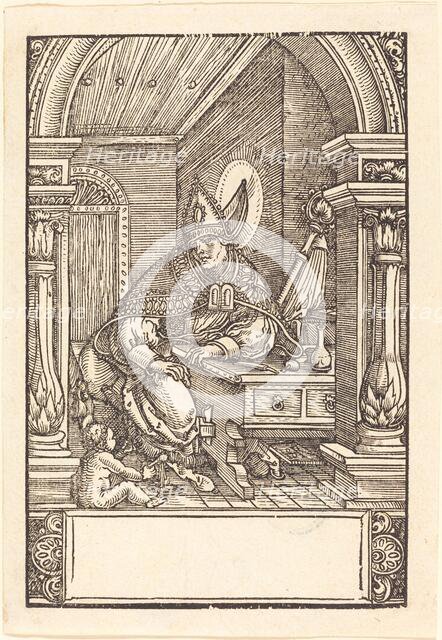 Saint Augustine. Creator: Hans Springinklee.