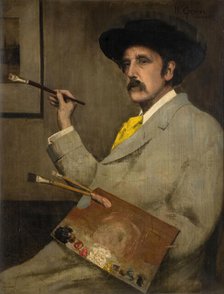 Portrait of the Artist, 1910. Creator: Walter Greaves.
