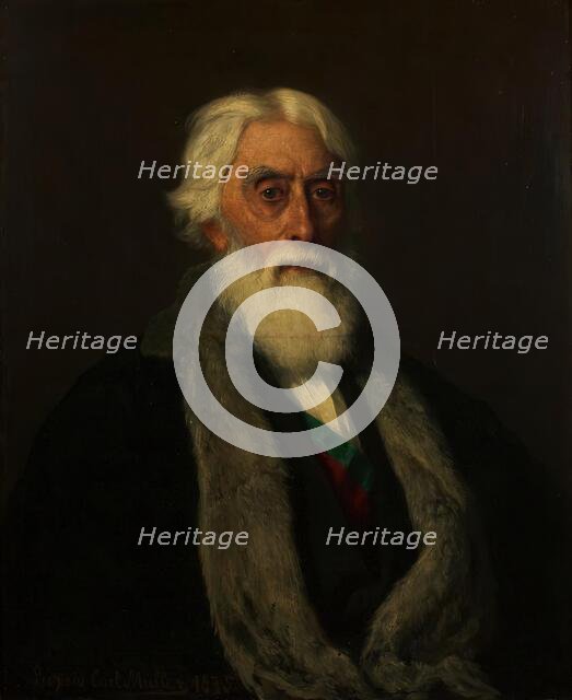 Feldzeugmeister Anton Graf Prokesch von Osten, 1875. Creator: Leopold Carl Muller.