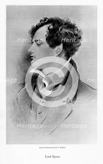 Lord Byron, Anglo-Scottish poet, 19th century. Artist: Unknown