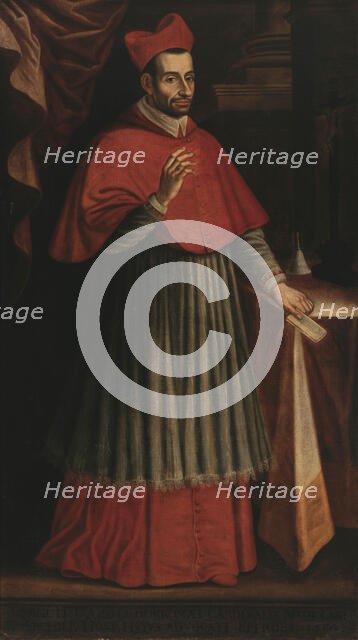 Saint Carlo Borromeo , Second Half of the 17th cen. Creator: Bizzozzero, Ottavio (active 1669-1690).