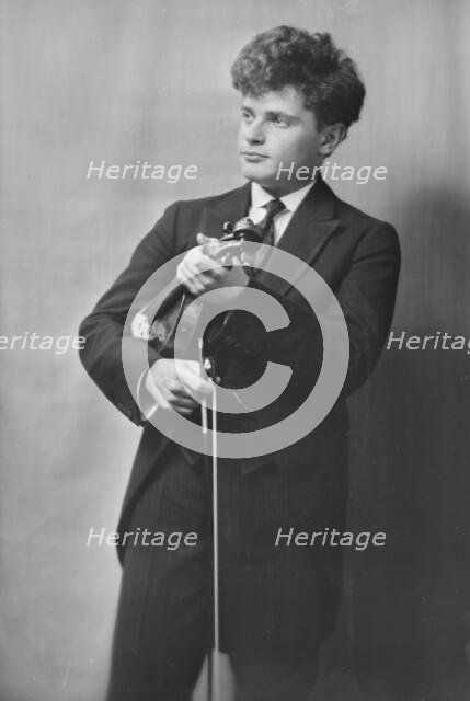Mr. Tosha [sic] Seidel, portrait photograph, 1918 May 13. Creator: Arnold Genthe.