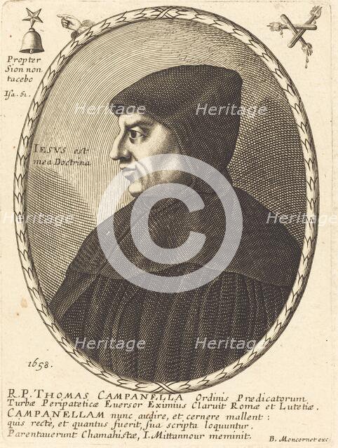 Thomas Campanella, 1658. Creator: Balthasar Moncornet.