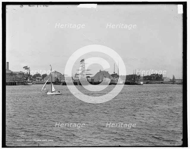 Charlestown Navy Yard, Charlestown, Mass., c1900. Creator: Unknown.