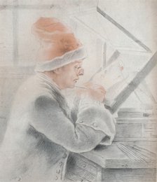 'Christian Frederick Zincke', 1752. Artist: William Hoare.