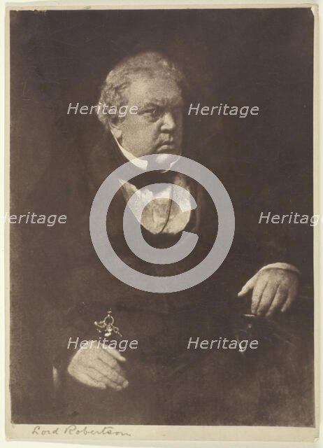 Lord Robertson, 1843/46, printed 1890/1900. Creators: David Octavius Hill, Robert Adamson, Hill & Adamson.