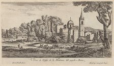 Veue de l'Eglise de la Madonna del popolo à Rome, 1640-1660. Creator: Israel Silvestre.