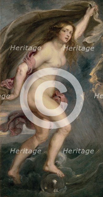 Fortune, 1636-1638. Artist: Rubens, Pieter Paul (1577-1640)