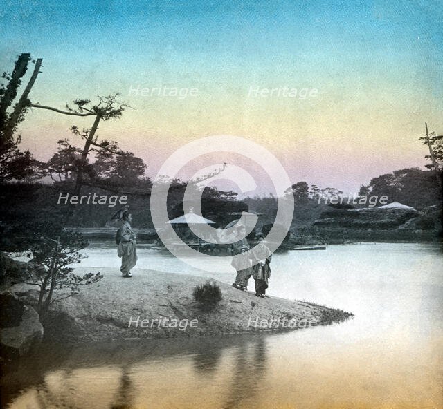 Korakuen garden of Okayama, 1890. Creator: Unknown.