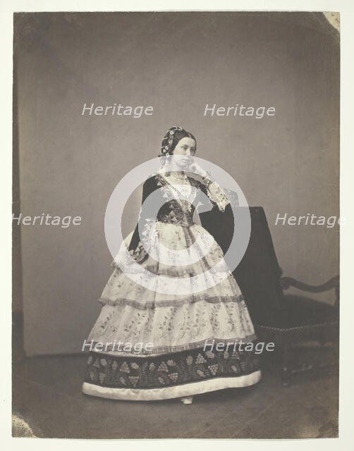 Madame Carrelle, 1856/57. Creators: Pierre-Louis Pierson, Louis Frédéric Mayer.