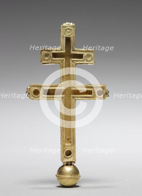 Double-Arm Reliquary Cross, c. 1100-1200. Creator: Unknown.