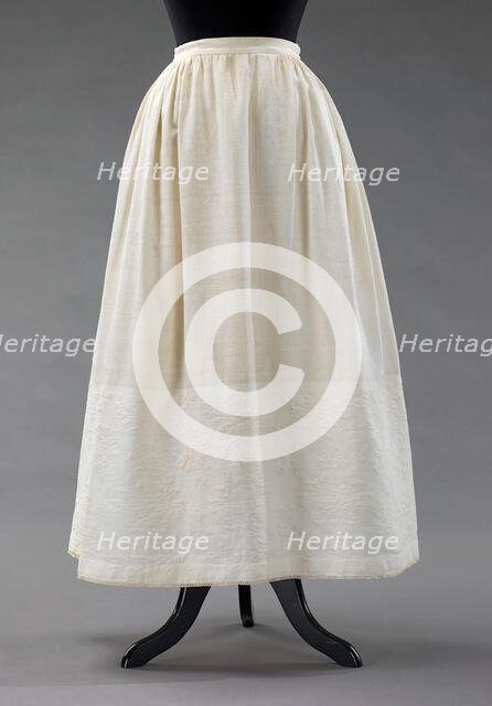 Petticoat, American, 1865-69. Creator: Unknown.