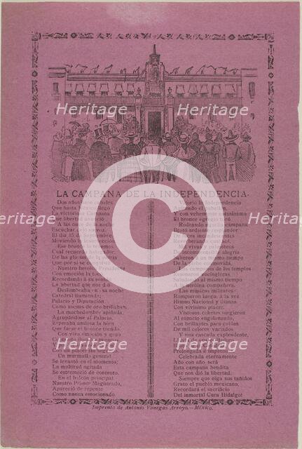 The Independence Bell, n.d. Creator: José Guadalupe Posada.