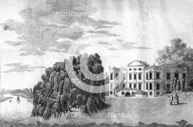Alexander Pope's villa at Twickenham, London, 1807.Artist: Cary