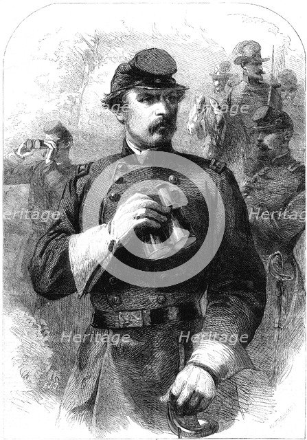 George Brinton McClellan, American soldier, 1861. Artist: Unknown