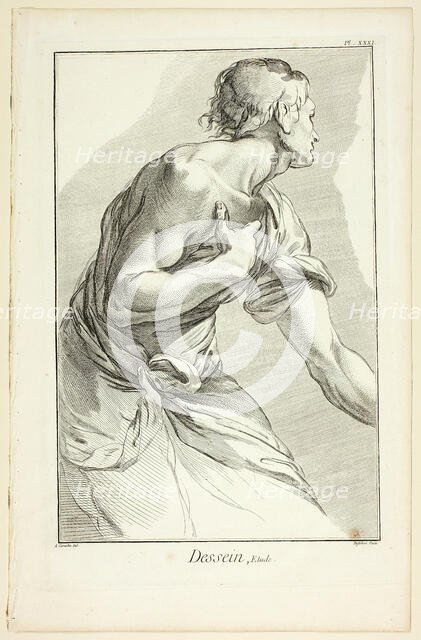 Design: Study, from Encyclopédie, 1762/77. Creator: A. J. Defehrt.