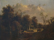 'The Edge of the Forest, with Farm Cart and Cattle', c1811. Artist: John Crome.