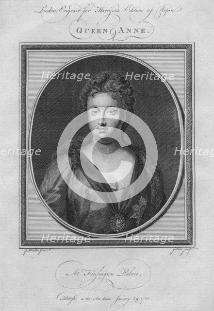 Queen Anne, 1785. Artist: Anon.