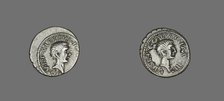 Denarius (Coin) Portraying Lepidus, 42 BCE. Creator: Unknown.