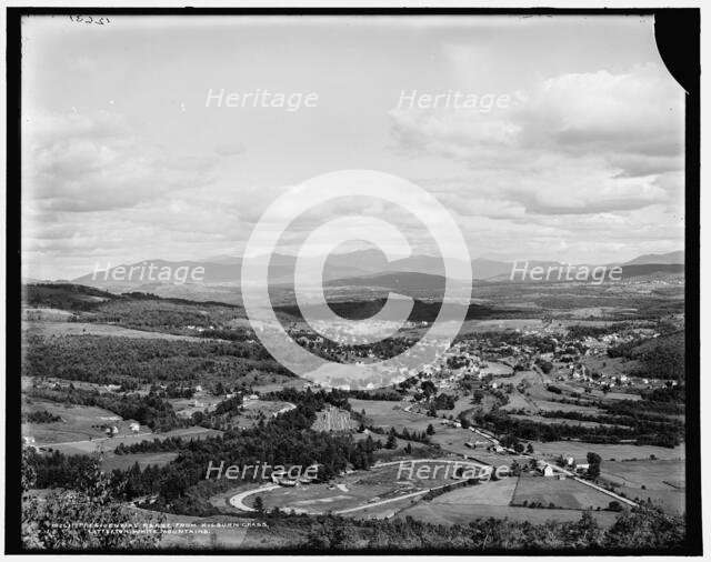 Presidential Range from Kilburn Crags, Littleton, White Mountains, c1900. Creator: Unknown.