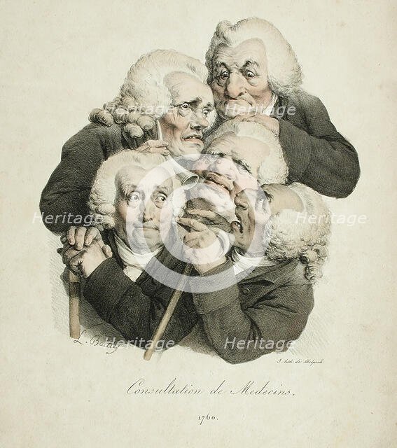 Consultation des Médécins, 1823. Creator: Louis Leopold Boilly.