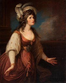 Portrait of Sarah Siddons (1755-1831) als Zara, ca 1784.