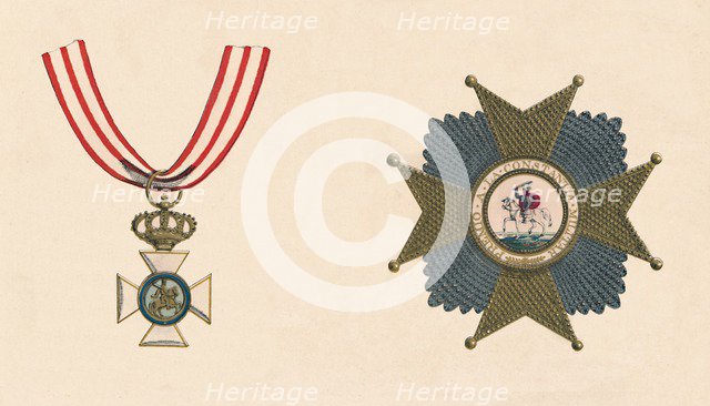 'The Spanish Order of St. Hermenegildo', c19th century. Artist: Unknown.