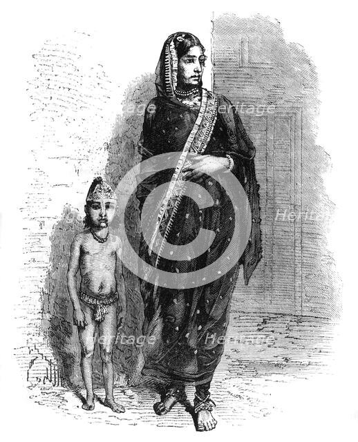 'Mussulman Woman of Bhopal', c1891. Creator: James Grant.