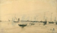 Marine Scene (recto), 1870-85. Creator: Eugene Louis Boudin.