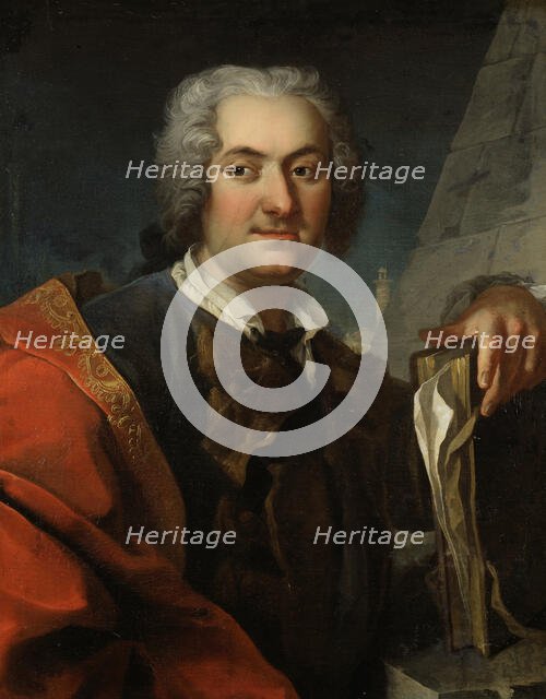 Portrait of Carl Hårleman, 1700-1753, between 1730 and 1731. Creator: Martin van Meytens.