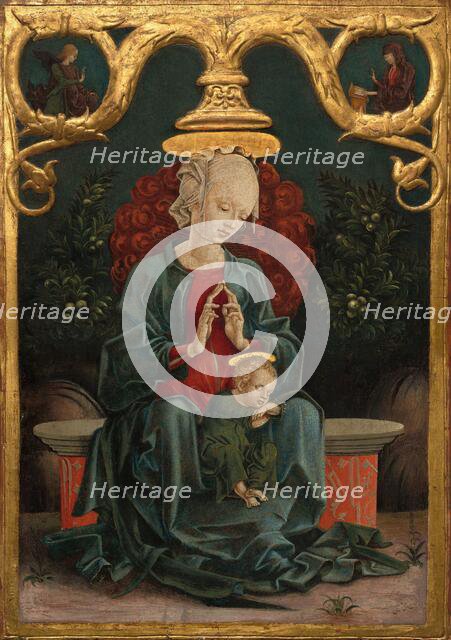 Madonna and Child in a Garden, c. 1460/1470. Creator: Cosmè Tura.