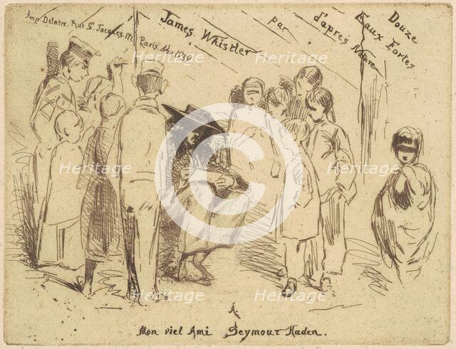 The Title Page for "Douze Eaux Fortes d'après Nature", 1858. Creator: James Abbott McNeill Whistler.