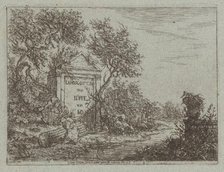 Landscapes and Heads, 1743-1745. Creator: Christian Ludwig von Hagedorn.