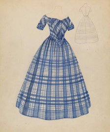 Dress, 1935/1942. Creator: Unknown.