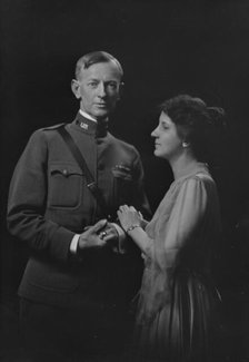 Mr. and Mrs. W.W. Davies, portrait photograph, 1918 Dec. 30. Creator: Arnold Genthe.