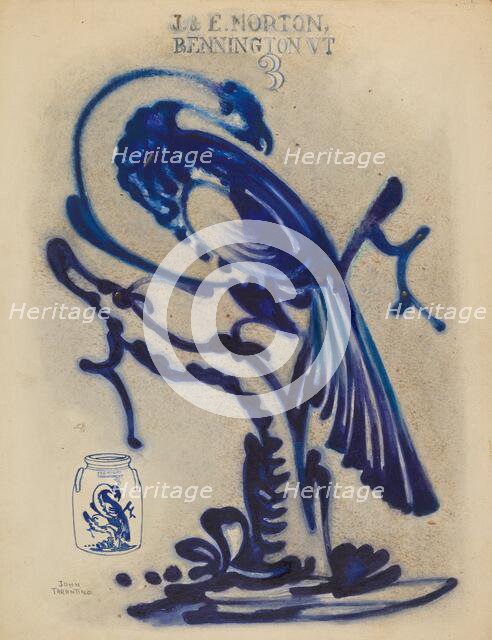 Jar, c. 1937. Creator: John Tarantino.