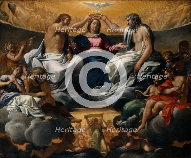 The Coronation of the Virgin, after 1595. Creator: Annibale Carracci.