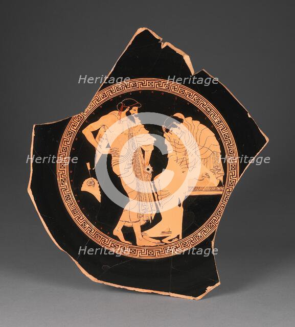 Attic Red-Figure Kylix, 490-470 BC. Creators: Douris, Kleophrades.