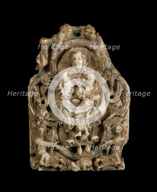 Relief (Virgin and Child), Anglo-Saxon Period, (400-1066). Artist: Unknown.