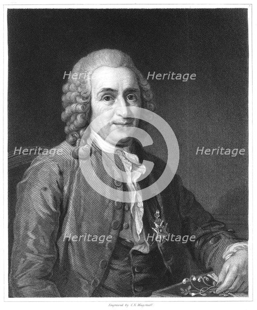 Carolus Linnaeus, 18th century Swedish naturalist, 1835. Artist: Unknown
