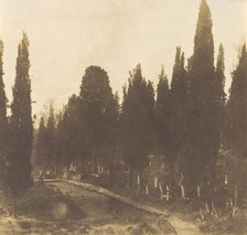 Turkey: Scutari Cemetery, 1852. Creator: Ernest de Caranza.