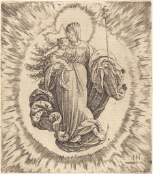 Madonna on a Crescent. Creator: Master N.H. with the Dagger.