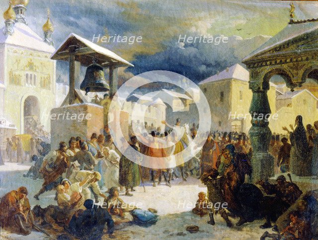 The Veche in the republic of Novgorod', 1861.