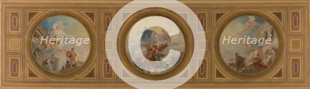 Esquisse pour la mairie du 6ème arrondissement de Paris. Liberté. Egalité. Fraternité, 1887. Creator: Leon Pierre Urbain Bourgeois.