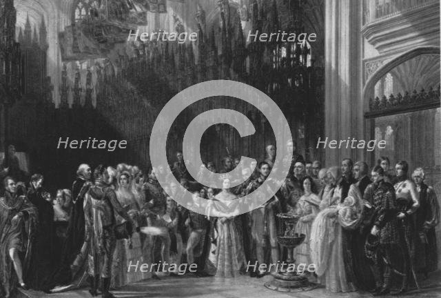 'The Christening of the Prince of Wales, January 25 1842', (1901).  Creator: Unknown.