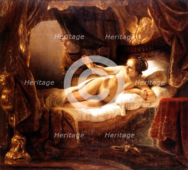  'Danae', 1636, by Rembrandt.