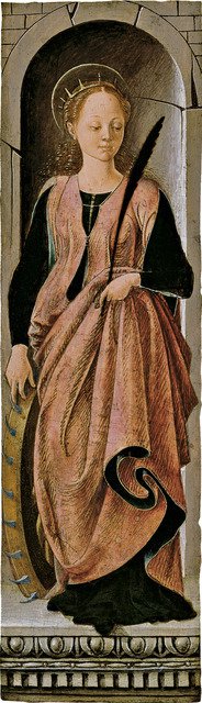 Saint Catherine. Artist: Francesco del Cossa (1436-1478)