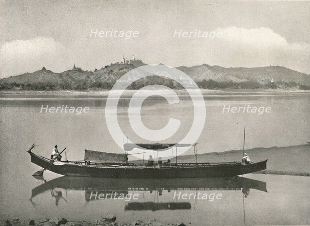 'Sagaing, on the Irrawaddy - every hill top crowned with a Pagoda', 1900. Creator: Unknown.