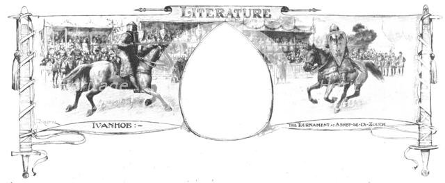 Ivanhoe: - the Tournament at Ashby-de-la-Zouch, 1909. Creator: Amedee Forestier.